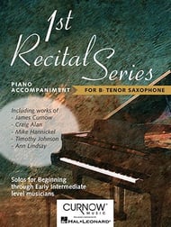 FIRST RECITAL SERIES TENOR SAX PIANO ACC cover